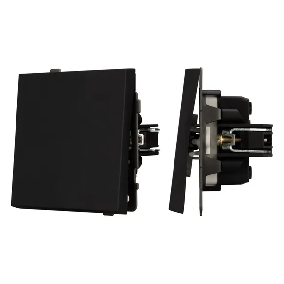 Механизм звонкового выключателя SWT-TENDO-MKR1-SFPL-BK (230V, 10A) Arlight 054587