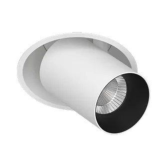 Встраиваемый поворотный светодиодный светильник Ledron EVA DANNY MINI White-Black TRIAC