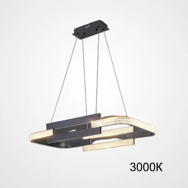 Подвесная люстра LOUELLA A L77 Black 3000К ImperiumLoft 220403-23 louella01