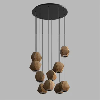 Подвесной (накладной) светодиодный светильник Ledron RUBIK 2 х 10