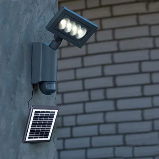 Настенный светильник уличный Oasis Light W6101S-PIR SL Gr SOLAR Настенный светильник уличный Oasis Light W6101S-PIR SL Gr SOLAR