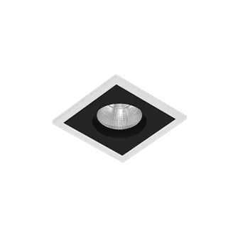 Встраиваемый светодиодный светильник LeDron BRUTAL SQ1 White-Black TRIAC 4000K Встраиваемый светодиодный светильник LeDron BRUTAL SQ1 White-Black TRIAC 4000K