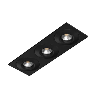 Встраиваемый светильник под сменную лампу Ledron AO1501002 SQ3 Black