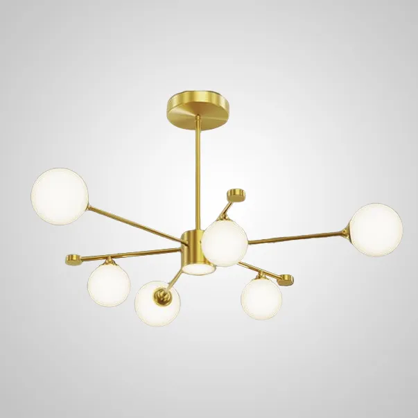 Люстра на штанге LEAGUE L7 Gold ImperiumLoft 192971-23 league01