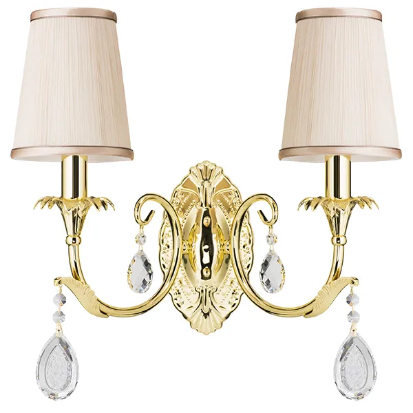 Бра 2x40W E14 ЗОЛОТО Lightstar 691622 CAPPA