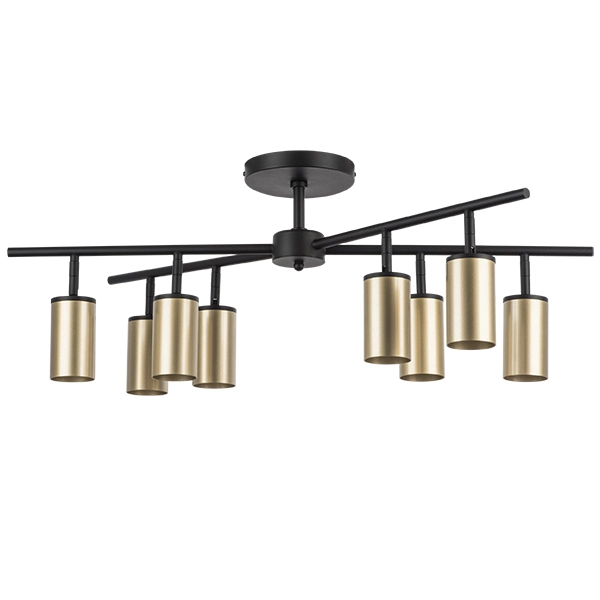 Потолочная люстра Lightstar LR728408 RULLO ЧЕРНЫЙ/ЗОЛОТО Потолочная люстра Lightstar LR728408 RULLO ЧЕРНЫЙ/ЗОЛОТО