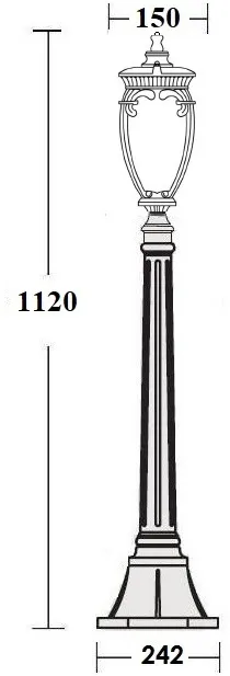 Наземный фонарь Oasis Light 86207 Gb VERONA Наземный фонарь Oasis Light 86207 Gb VERONA