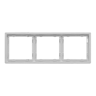 Рамка на 3 поста для розеток и выключателей LeDron 3 Frame PC White Рамка на 3 поста для розеток и выключателей LeDron 3 Frame PC White
