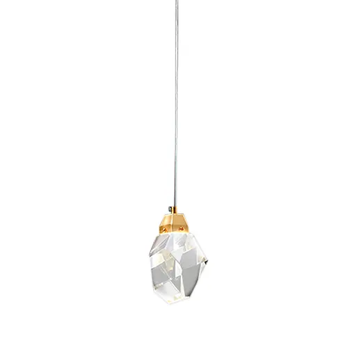 Подвесной светильник Delight Collection OM820083-1G (MD-020B-1 gold) Crystal rock
