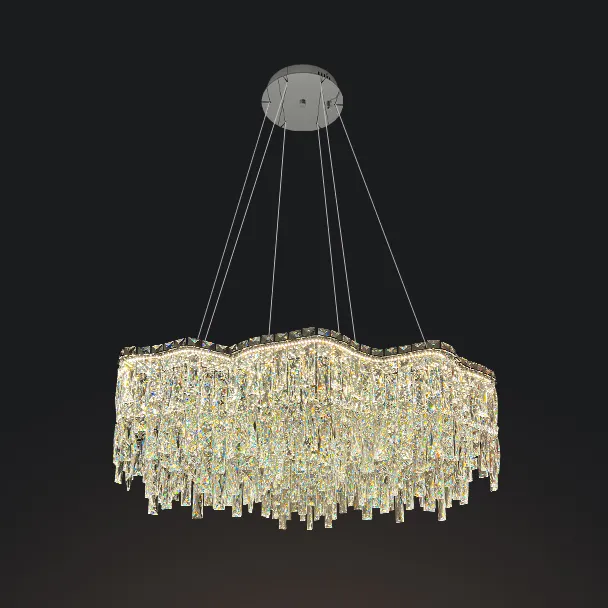 Кольцевая люстра MICHELLE B D85 Chrome ImperiumLoft 240055-23 michelle-b01