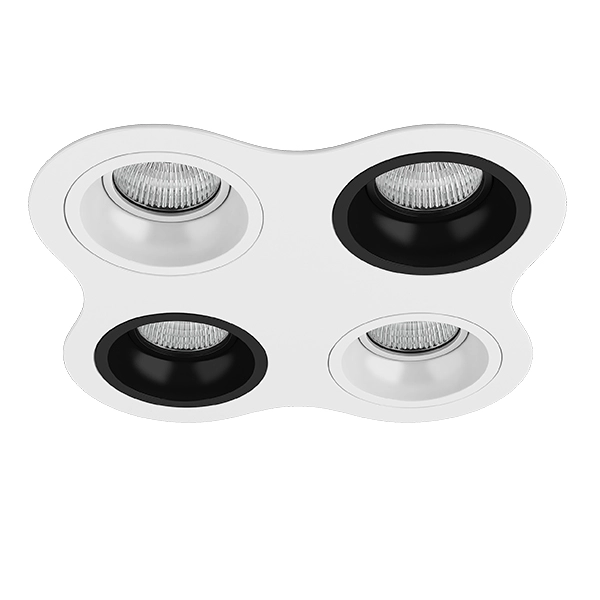Встраиваемый светильник Lightstar D64606070607 DOMINO ROUND МR16 Встраиваемый светильник Lightstar D64606070607 DOMINO ROUND МR16