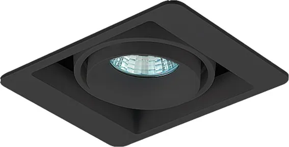 Встраиваемый светильник Donolux DL18615/01WW-SQ Shiny black/Black Встраиваемый светильник Donolux DL18615/01WW-SQ Shiny black/Black