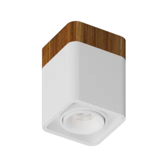 Накладной светодиодный светильник Ledron TUBING Wooden 30 White