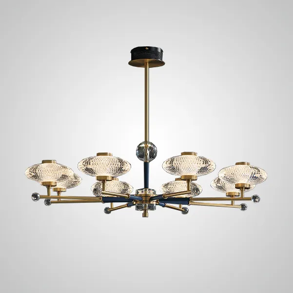 Люстра на штанге NICOL L8 Blue ImperiumLoft 193374-23 nicol01