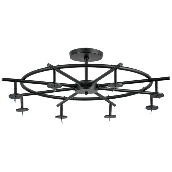 Потолочное крепление RULLO круглое 8х к св-кам 21443х ЧЕРНЫЙ Lightstar 571718 Потолочное крепление RULLO круглое 8х к св-кам 21443х ЧЕРНЫЙ Lightstar 571718