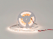 Светодиодная лента LUX, 2835, 240 LED/м, 14,4 Вт/м, 24В, IP33, Теплый белый (3000K) SWG DSG-HE2240-24-WW-33