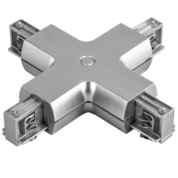 Соединитель трековый трехфазный X-образный Lightstar 504149 BARRA Соединитель трековый трехфазный X-образный Lightstar 504149 BARRA