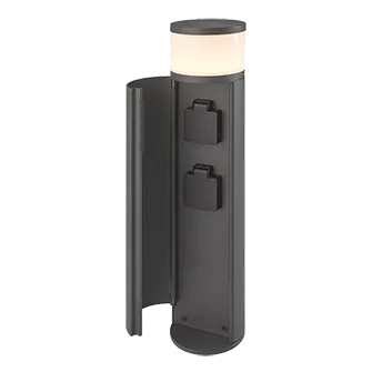 Уличная розетка Ledron с LED-подсветкой H3113-LED