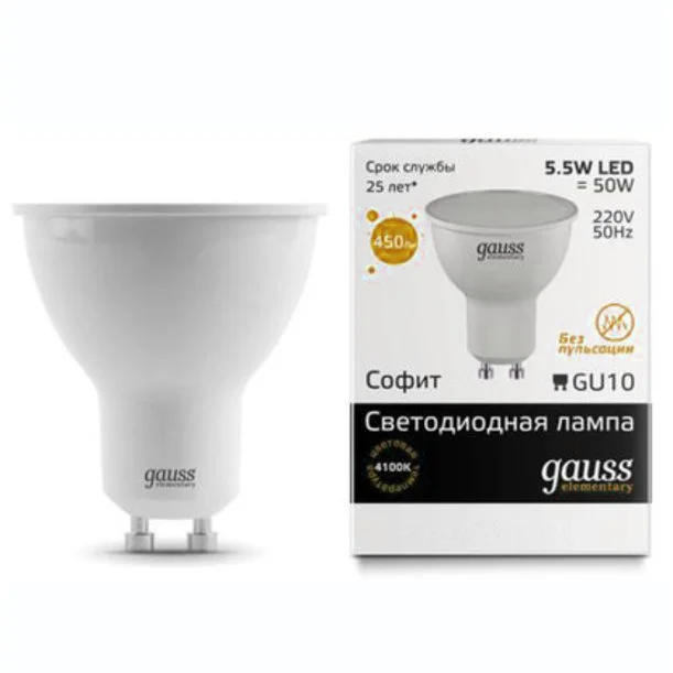 Лампа Gauss 13616 LED Elementary Лампа Gauss 13616 LED Elementary
