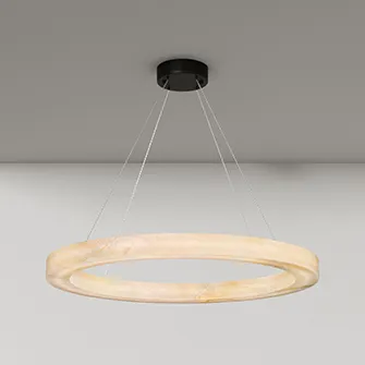 Подвесной светодиодный светильник из алебастра LeDron OD2565-80 SHARM