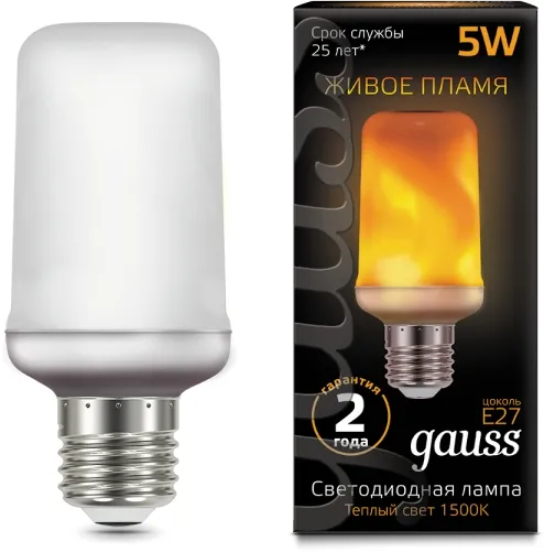 Лампочка светодиодная Gauss 157402105 Corn Flame Лампочка светодиодная Gauss 157402105 Corn Flame