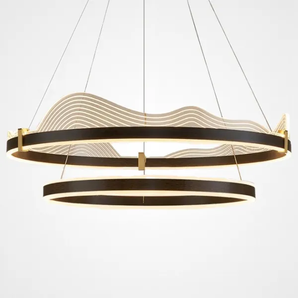 Подвесная люстра DIGNITY D80+100 Black ImperiumLoft 220081-23 dignity01