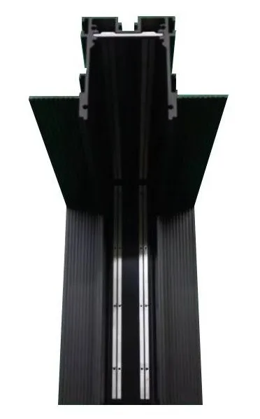 Коннектор угловой настенно-потолочный встраиваемый Черный Муар SWG SY-601901-RC-CN-2-BLMR-PCB Серебро 00-00016472