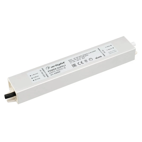 Блок питания для светодиодной ленты Arlight 038505 ARPV Блок питания для светодиодной ленты Arlight 038505 ARPV