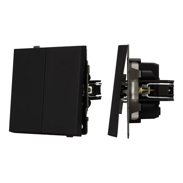 Механизм выключателя управления шторами SWT-TENDO-MKR2-SFPL-BK (230V, 10A) Arlight 054559