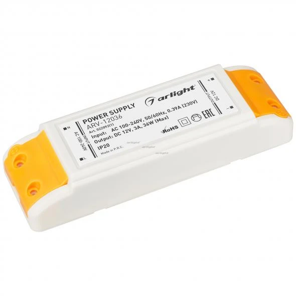 Блок питания для светодиодной ленты Arlight 022092(1) ARV-S Блок питания для светодиодной ленты Arlight 022092(1) ARV-S