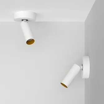 Накладной поворотный светодиодный светильник Ledron SAGITONY R1 S40 Dim White-Gold