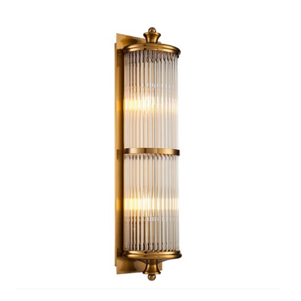 Настенный светильник Delight Collection KM0925W-2B brass Crystal bar Настенный светильник Delight Collection KM0925W-2B brass Crystal bar