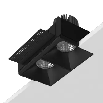 Встраиваемый светодиодный светильник Ledron RISE SQ H KIT2 LED 3K Black