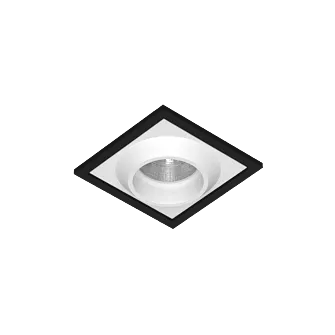 Встраиваемый светодиодный светильник LeDron GIZA SQ Black-White 4000K Встраиваемый светодиодный светильник LeDron GIZA SQ Black-White 4000K