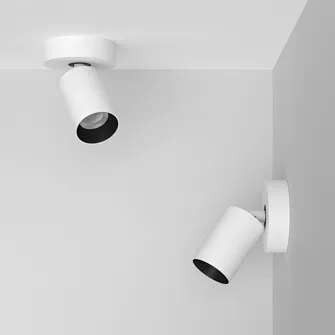 Накладной поворотный светодиодный светильник Ledron SAGITONY R1 S60 Dim White-Black