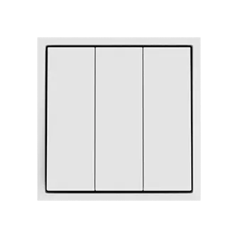 Трехклавишный выключатель LeDron 3 Gang 1 Way White