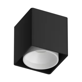 Накладной светильник под сменную лампу Ledron KEA ED GU10  Black-White