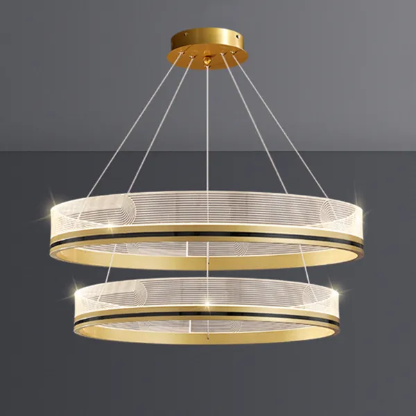 Подвесная люстра DILEMMA D80+100 Brass ImperiumLoft 219828-23 dilemma01