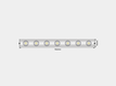 Светодиодная лента wall washer 5050, 42 LED/м, 6,2 Вт/м, 24В , IP67, Цвет: РГБ SWG SWG-542-24-RGB15/60-67
