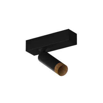 Накладной светодиодный светильник Ledron SAGITONY E S40 Wooden Black