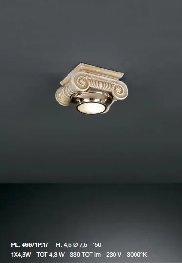 Точечный светильник Reccagni Angelo SPOT 466/1P.17 466
