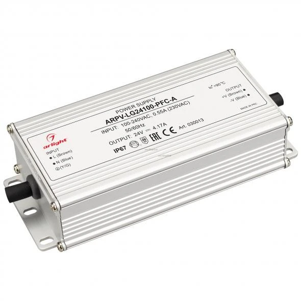 Блок питания для светодиодной ленты Arlight 030013 ARPV-LG Блок питания для светодиодной ленты Arlight 030013 ARPV-LG