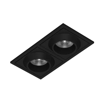Встраиваемый светодиодный светильник LeDron GIZA SQ2 Black 4000K Встраиваемый светодиодный светильник LeDron GIZA SQ2 Black 4000K