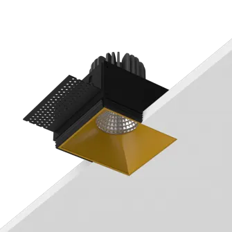 Встраиваемый светодиодный светильник Ledron RISE SQ H KIT1 LED 4K Gold