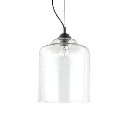 Подвес Ideal Lux BISTRO SP1 SQUARE TRASPARENTE 112305 Подвес Ideal Lux BISTRO SP1 SQUARE TRASPARENTE 112305