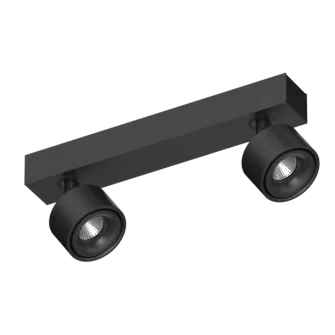 Накладной поворотный светодиодный светильник Ledron SAGITONY E2 S75 Black 3000K