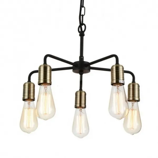 Люстра Bulb Netsch Pendant 5 ImperiumLoft 75421-22 40.1187