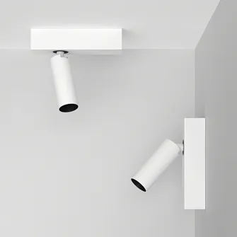 Накладной поворотный светодиодный светильник Ledron SAGITONY E S40 White-Black