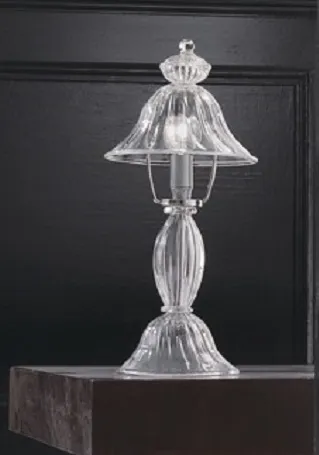 Настольная лампа Reccagni Angelo Laguna 1L TL Crystal Nickel Dali