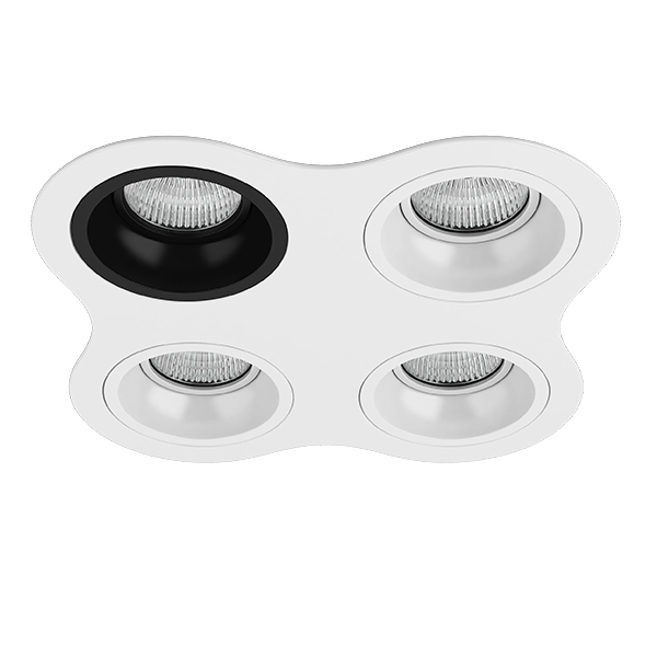 Встраиваемый светильник Lightstar D64607060606 DOMINO ROUND Встраиваемый светильник Lightstar D64607060606 DOMINO ROUND
